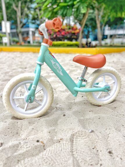 Bicicleta de Balance Equilibrio Joystar Verde Agua Aro 12 Modelo Vintage