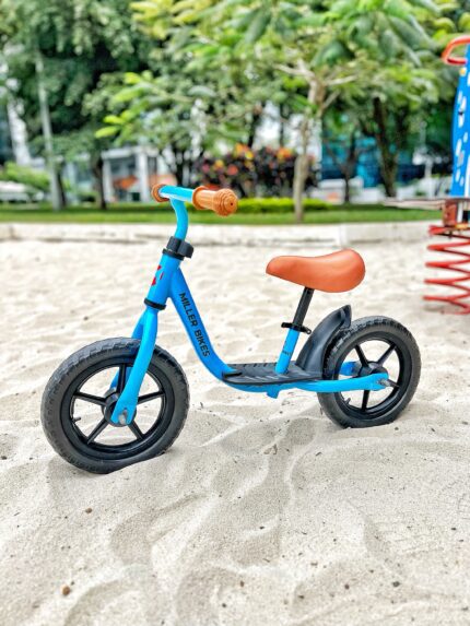Bicicleta de Balance Equilibrio Miller Bikes Celeste Aro 12 Modelo 055