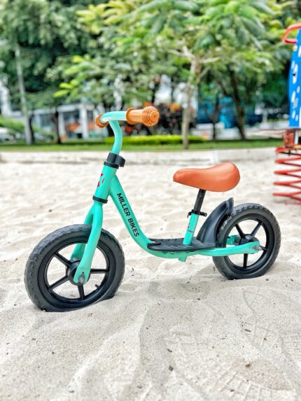 Bicicleta de Balance Equilibrio Miller Bikes Verde Aro 12 Modelo 055